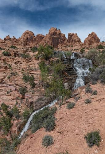 Faux Falls near Moab, Utah